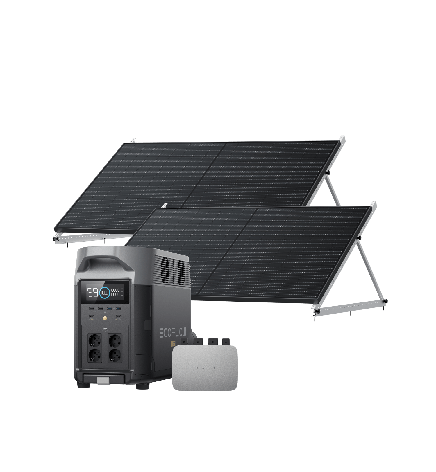 EcoFlow PowerStream Kit solar para balcones 800W - EcoFlow DELTA Pro (3 kWh) BKW Bundle EcoFlow Spain   