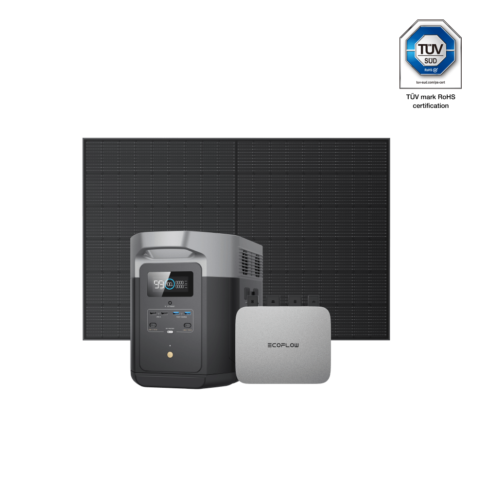 EcoFlow PowerStream Kit solar para balcones 800W - EcoFlow DELTA 2 Max (2 kWh) BKW Bundle EcoFlow Spain   