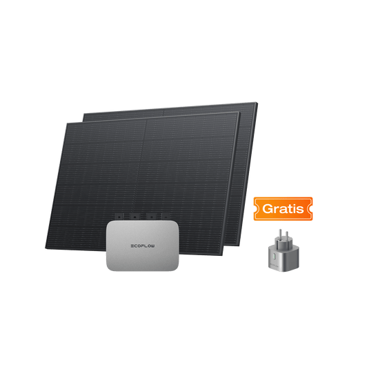 EcoFlow PowerStream Kit solar para balcones 800W + Panel solar rígido de 400 W (2 unidades) PowerStream de 800 W + Panel solar rígido de 400 W (2 unidades) / /