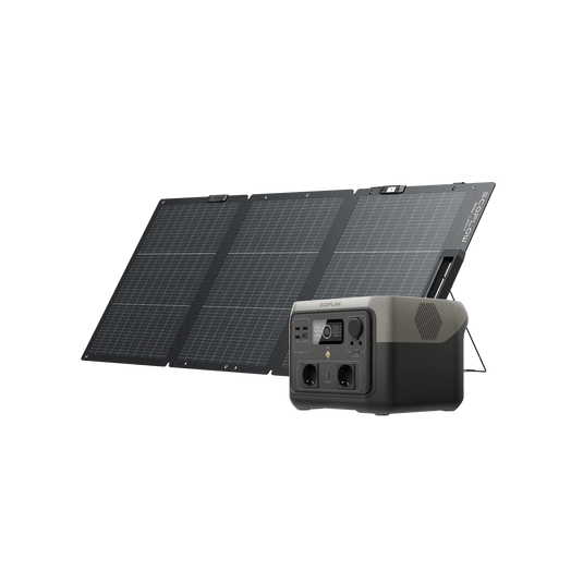 EcoFlow RIVER 2 Max Portable Power Station RIVER 2 Max + Panel Solar Portátil 160W