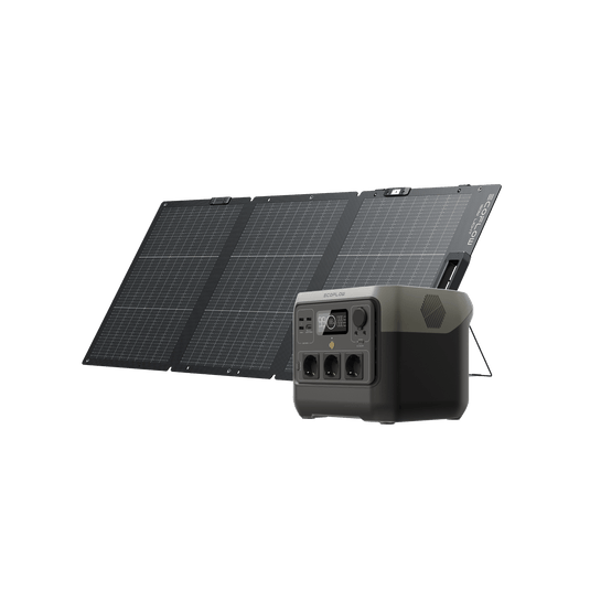 EcoFlow RIVER 2 Pro Portable Power Station RIVER 2 Pro + Panel Solar Portátil 160W
