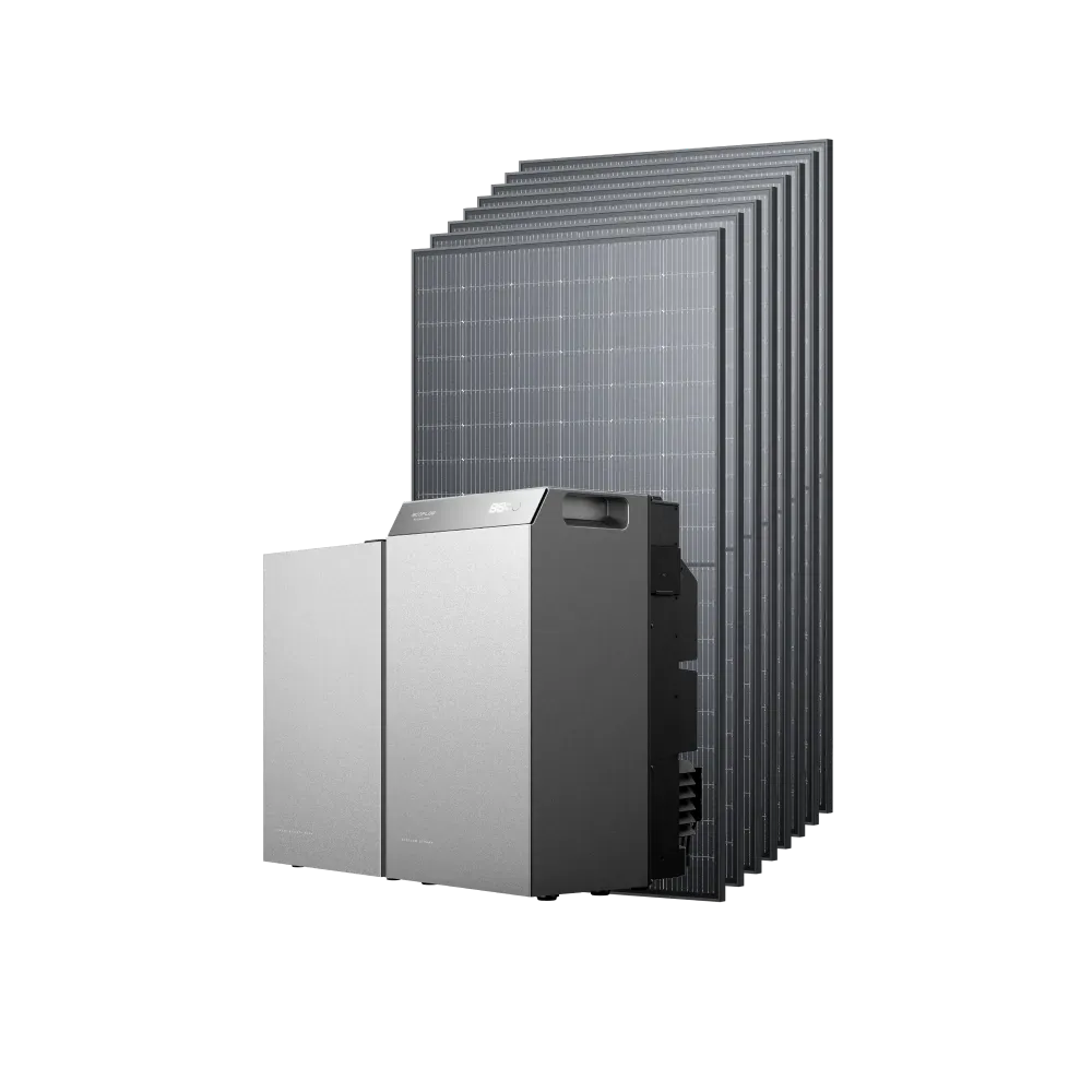 EcoFlow STREAM 5000 EcoFlow ES STREAM 5000 + 1 × Batería de expansión 5000 + 8 paneles solares rígidos de 500 W