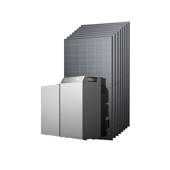 EcoFlow STREAM 5000 EcoFlow ES STREAM 5000 + 1 × Batería de expansión 5000 + 8 paneles solares rígidos de 500 W