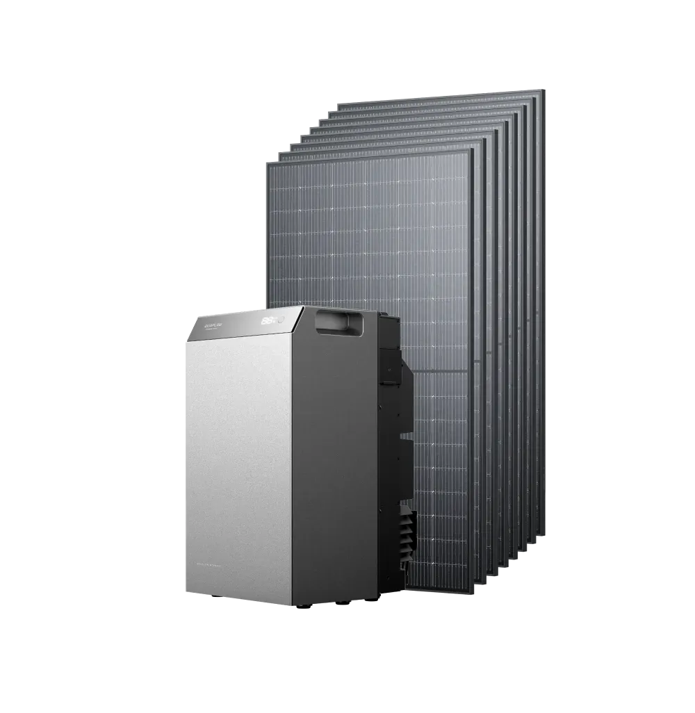 EcoFlow STREAM 5000 EcoFlow ES STREAM 5000 + 8 paneles solares rígidos de 500 W