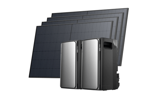 EcoFlow STREAM Ultra/Pro/Max STREAM Ultra / STREAM AC Pro + 4 paneles solares rígidos de 520 W