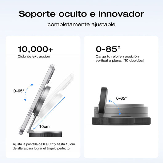 Estación de Carga Inalámbrica EcoFlow RAPID Mag Qi2.2 (3-en-1 Plegable)