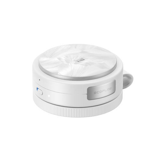 Estación de Carga Inalámbrica EcoFlow RAPID Mag Qi2.2 (3-en-1 Plegable) Blanco perla