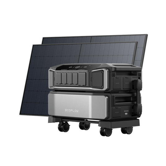 Estación de energía EcoFlow DELTA Pro Ultra EcoFlow Europe DELTA Pro Ultra + 2 × Panel solar rígido de 520 W