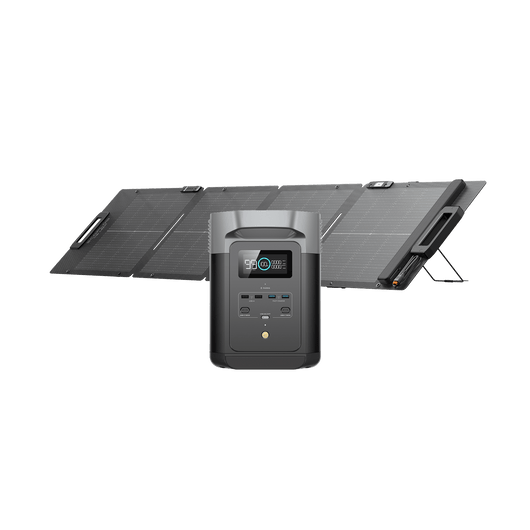 Estación de Energía Portátil EcoFlow DELTA 2 DELTA 2 + Panel Solar Portátil 110W