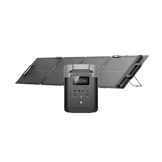 Estación de Energía Portátil EcoFlow DELTA 2 DELTA 2 + Panel Solar Portátil 110W