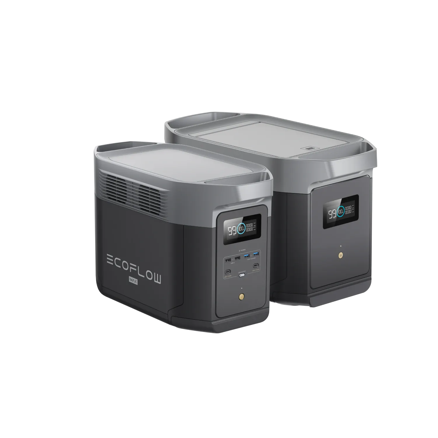 Estación de Energía Portátil EcoFlow DELTA 2 Max Portable Power EcoFlow Europe DELTA 2 Max + Batería Adicional Inteligente DELTA 2 Max