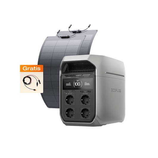 Estación de Energía Portátil EcoFlow DELTA 3 Classic (1024Wh) Portable Power EcoFlow ES DELTA 3 Classic + Panel Solar Flexible de 100W*2