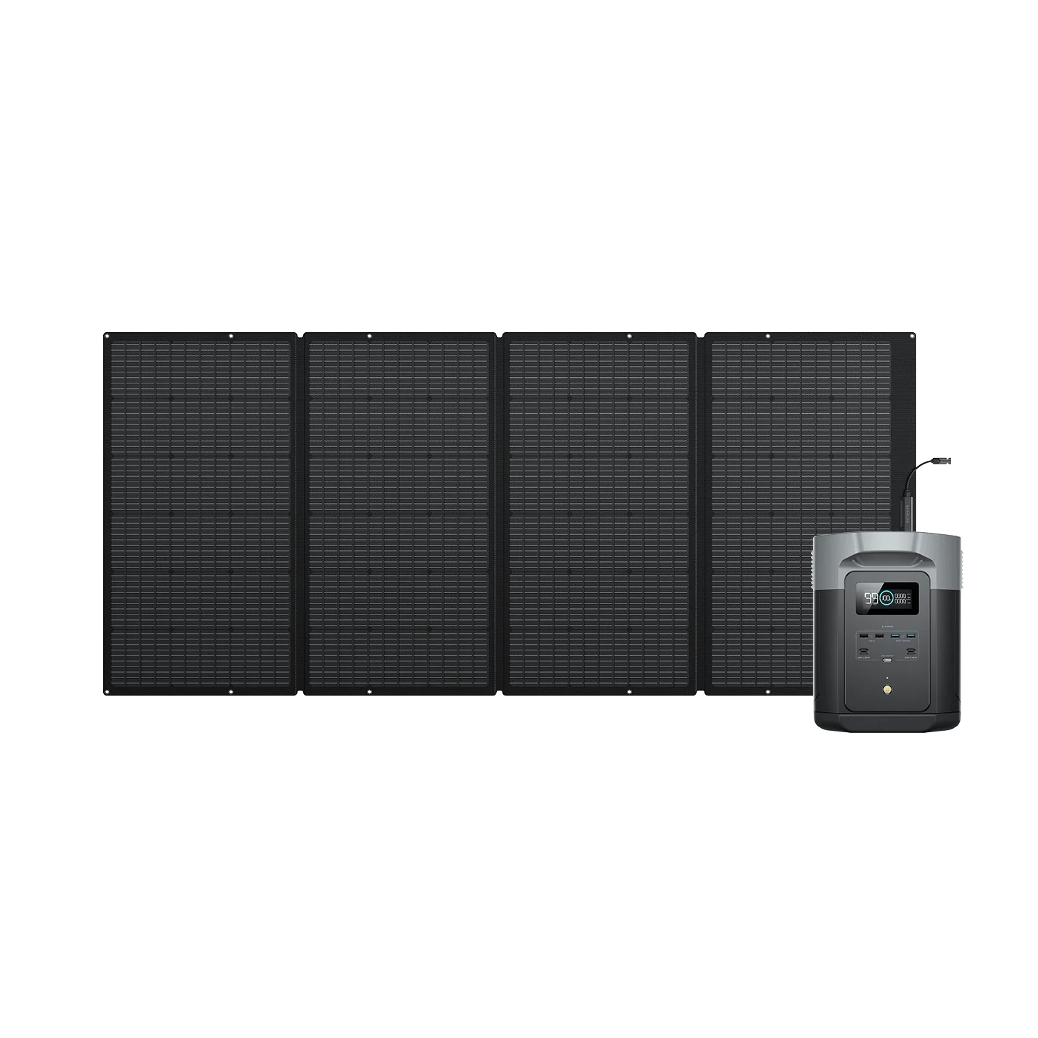 Estación de Energía Portátil EcoFlow DELTA Max (reacondicionada) Portable Power EcoFlow Generador solar EcoFlow DELTA Max 2000 (FV 400 W)(Reacondicionada) (Precio para miembros')  