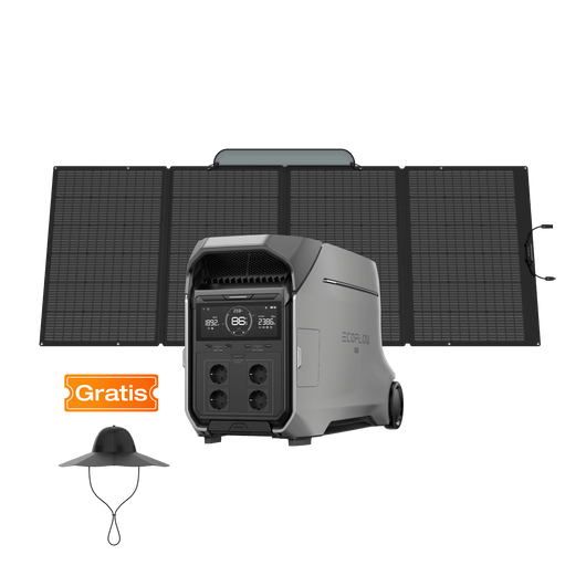 Estación de energía portátil EcoFlow DELTA Pro 3 EcoFlow Europe DELTA Pro 3 + Panel Solar Portátil EcoFlow de 400 W