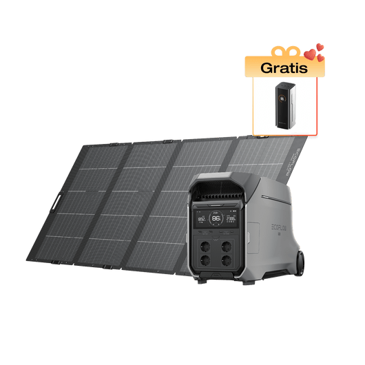 Estación de energía portátil EcoFlow DELTA Pro 3 DELTA Pro 3 + Panel Solar Portátil EcoFlow de 400 W