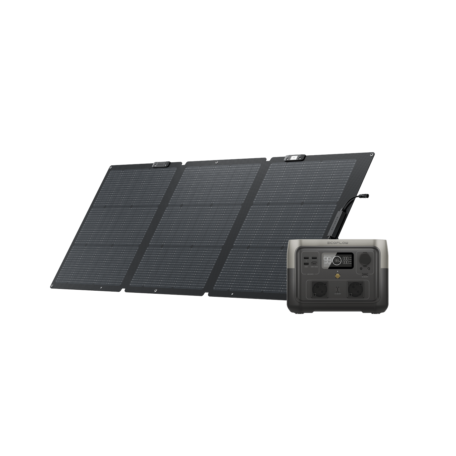 RIVER 2 Max + Panel solar portátil de 160 W