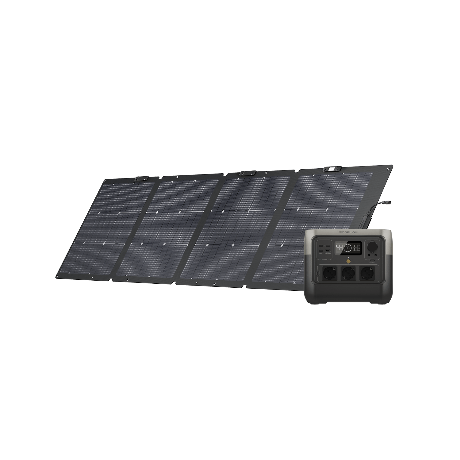 RIVER 2 Pro + Panel solar bifacial de 220 W