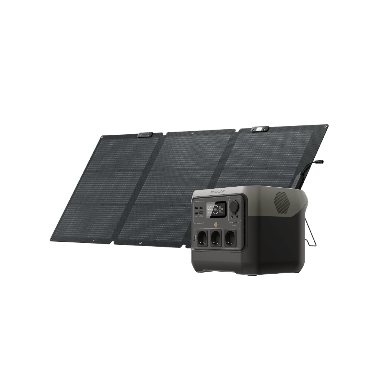 River 2 Pro + Panel solar portátil  160 W