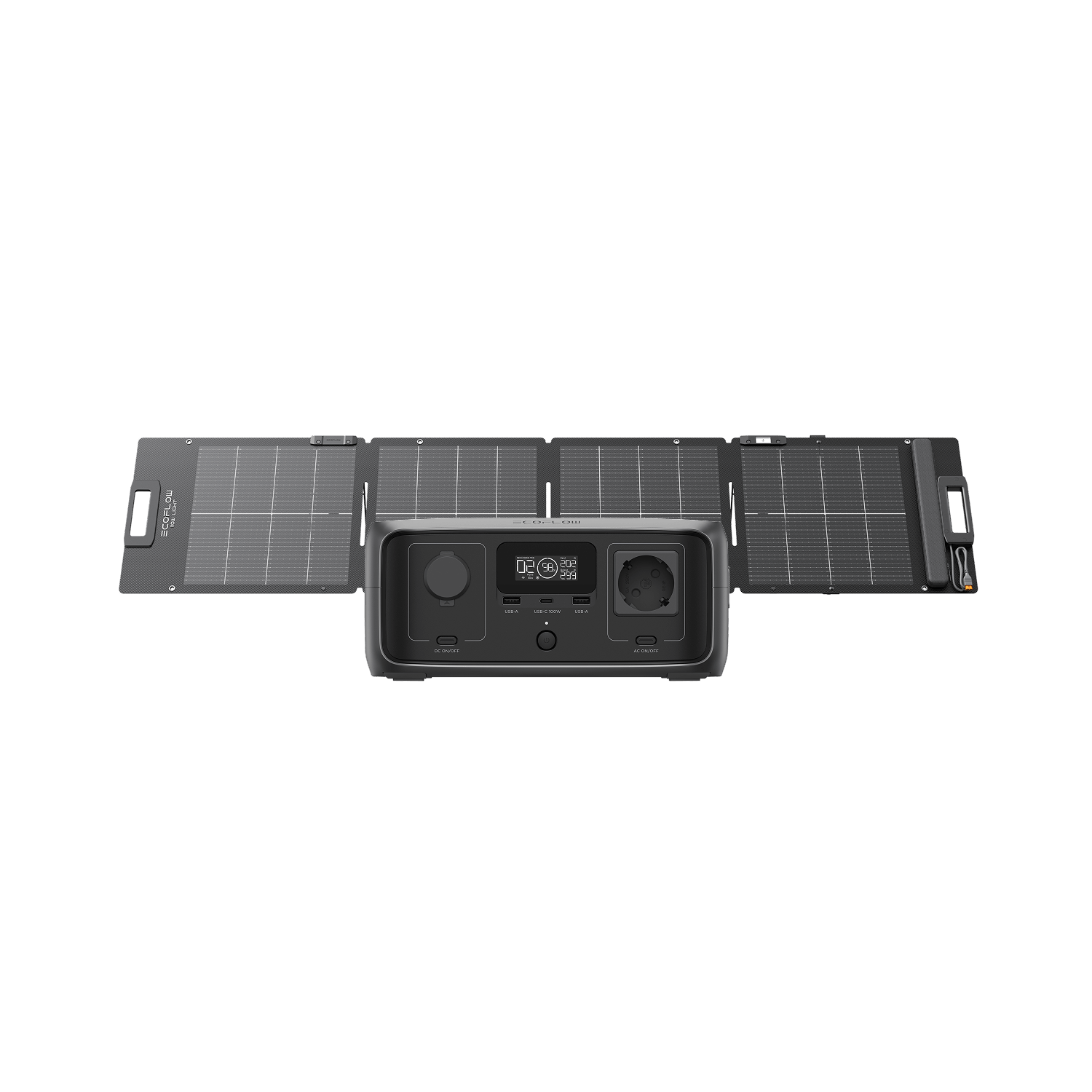 Estación de energía portátil EcoFlow RIVER 3 Portable Power EcoFlow Europe RIVER 3 + Panel solar de 110 W