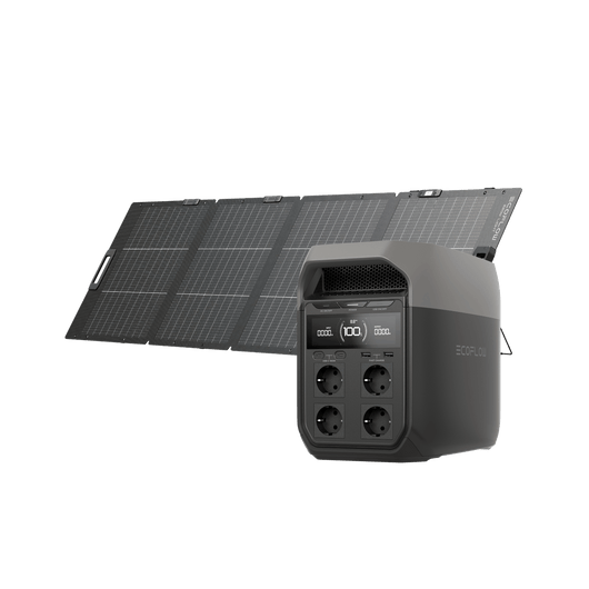 Estación de energía portátil Serie EcoFlow DELTA 3 EcoFlow Europe DELTA 3 Panel solar portátil de 200 W