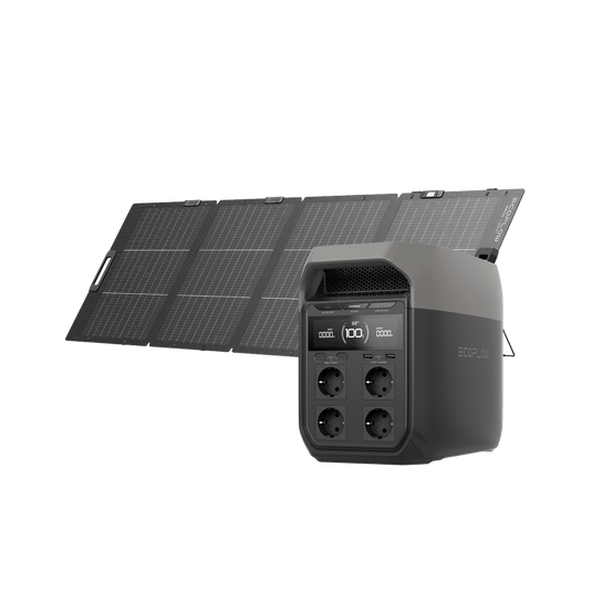 Estación de energía portátil Serie EcoFlow DELTA 3 EcoFlow Europe DELTA 3 Panel solar portátil de 200 W