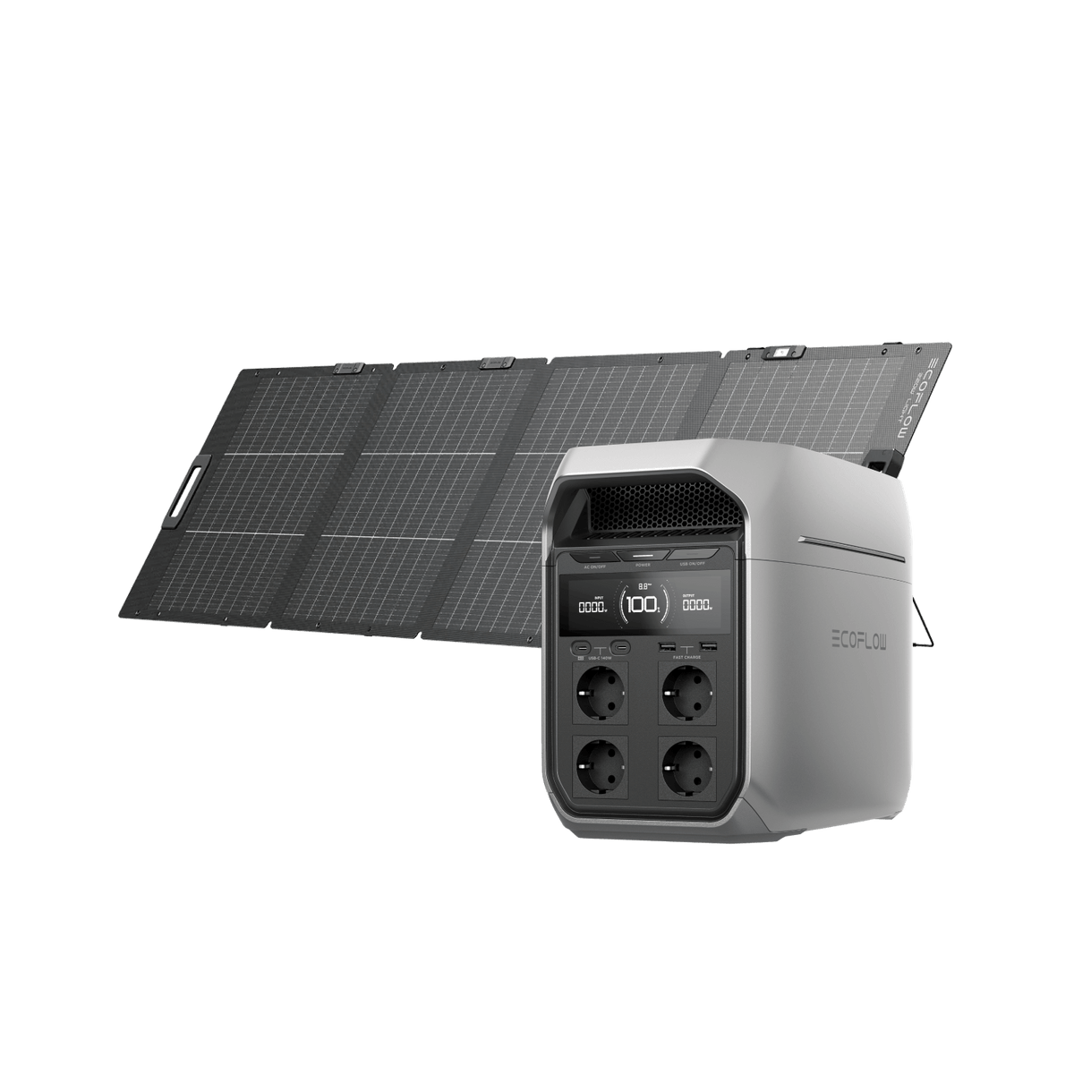 DELTA 3 Plus + Panel Solar Portátil de 200W