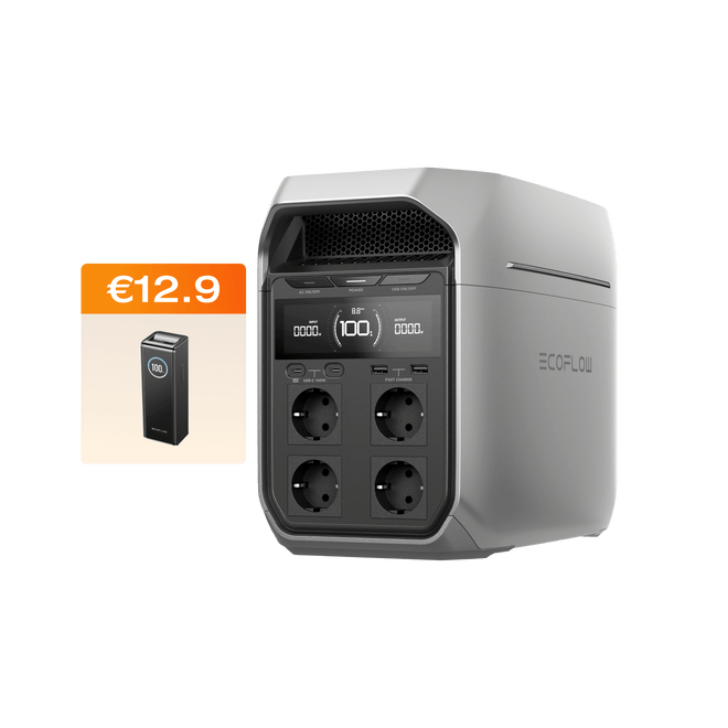 Estación de Energía Portátil Serie EcoFlow DELTA 3 (2048 Wh) EcoFlow Europe DELTA 3 Plus RAPID 25 000 mAh