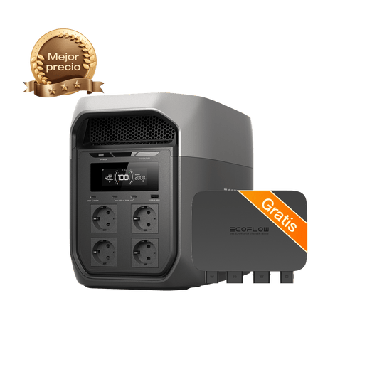 Estación de energía portátil Serie EcoFlow DELTA 3 Max (2048Wh) DELTA 3 Max (2048Wh) / Cargador mediante alternador de 500 W gratis
