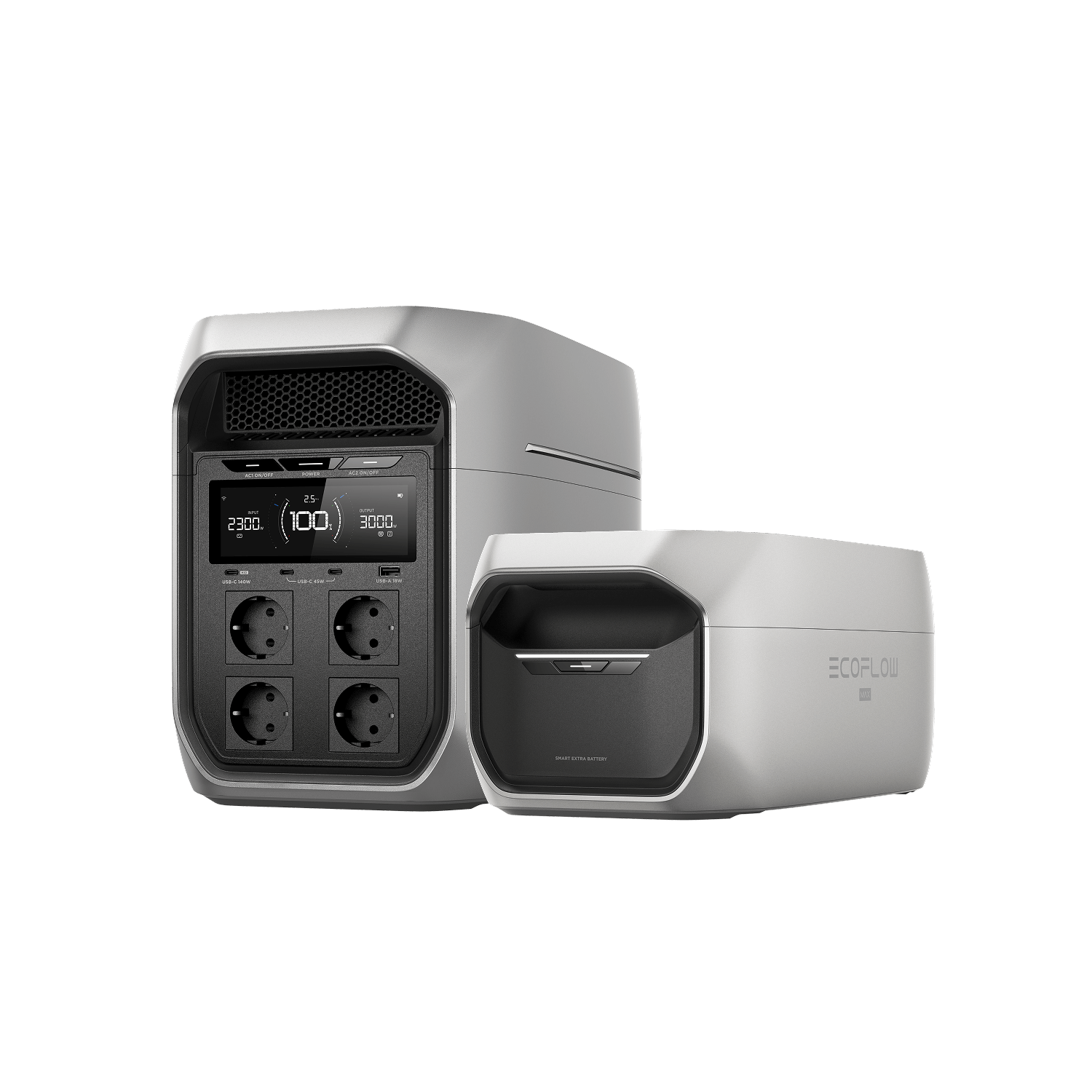 DELTA 3 Max Plus +  Batería adicional inteligente DELTA 3 Max Plus