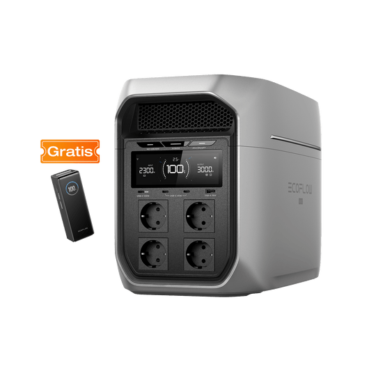 Estación de energía portátil Serie EcoFlow DELTA 3 Max (2048Wh) EcoFlow ES DELTA 3 Max Plus (2048Wh) Sin accesorio