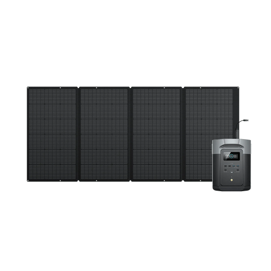Generador solar EcoFlow DELTA 2 Max (FV 400 W) Bundles EcoFlow Europe 1*400 W + DELTA 2 Max