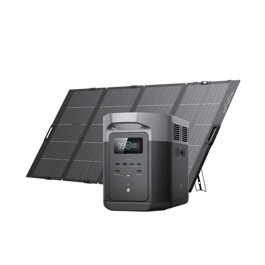 Generador solar EcoFlow DELTA 2 Max (FV 400 W) 1*400 W + DELTA 2 Max