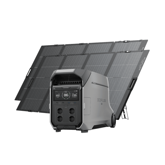 Generador solar EcoFlow DELTA Pro 3 (FV 400 W portátil) DELTA Pro 3 + 2 × Panel Solar Portátil EcoFlow de 400 W