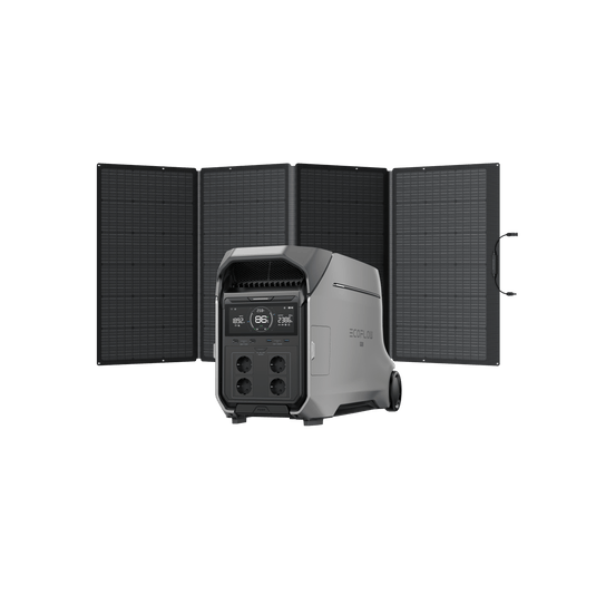 Generador solar EcoFlow DELTA Pro 3 (FV 400 W portátil)  EcoFlow Europe DELTA Pro 3 + Panel Solar Portátil EcoFlow de 400 W  