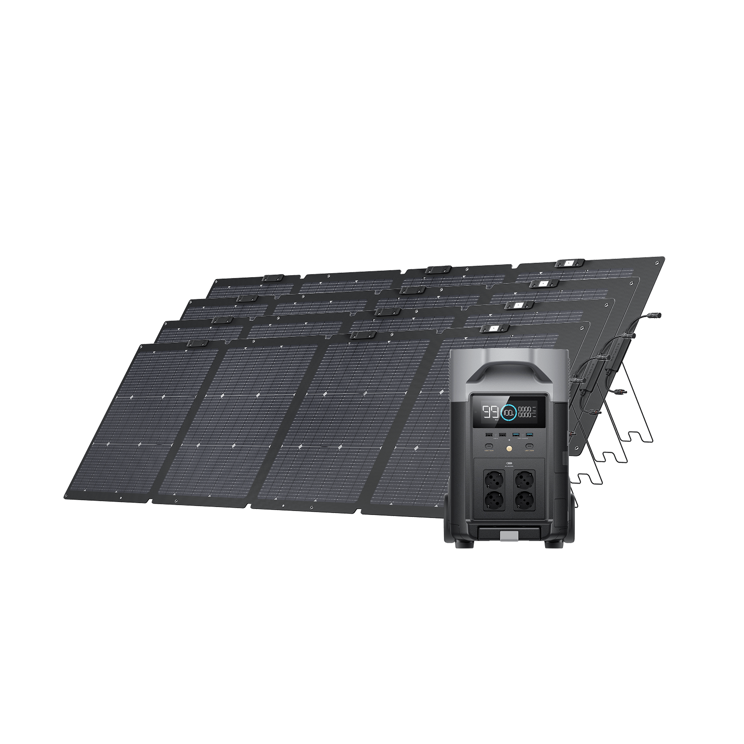 Generador solar EcoFlow DELTA Pro (FV 220 W） EcoFlow Europe 4*220 W + DELTA Pro
