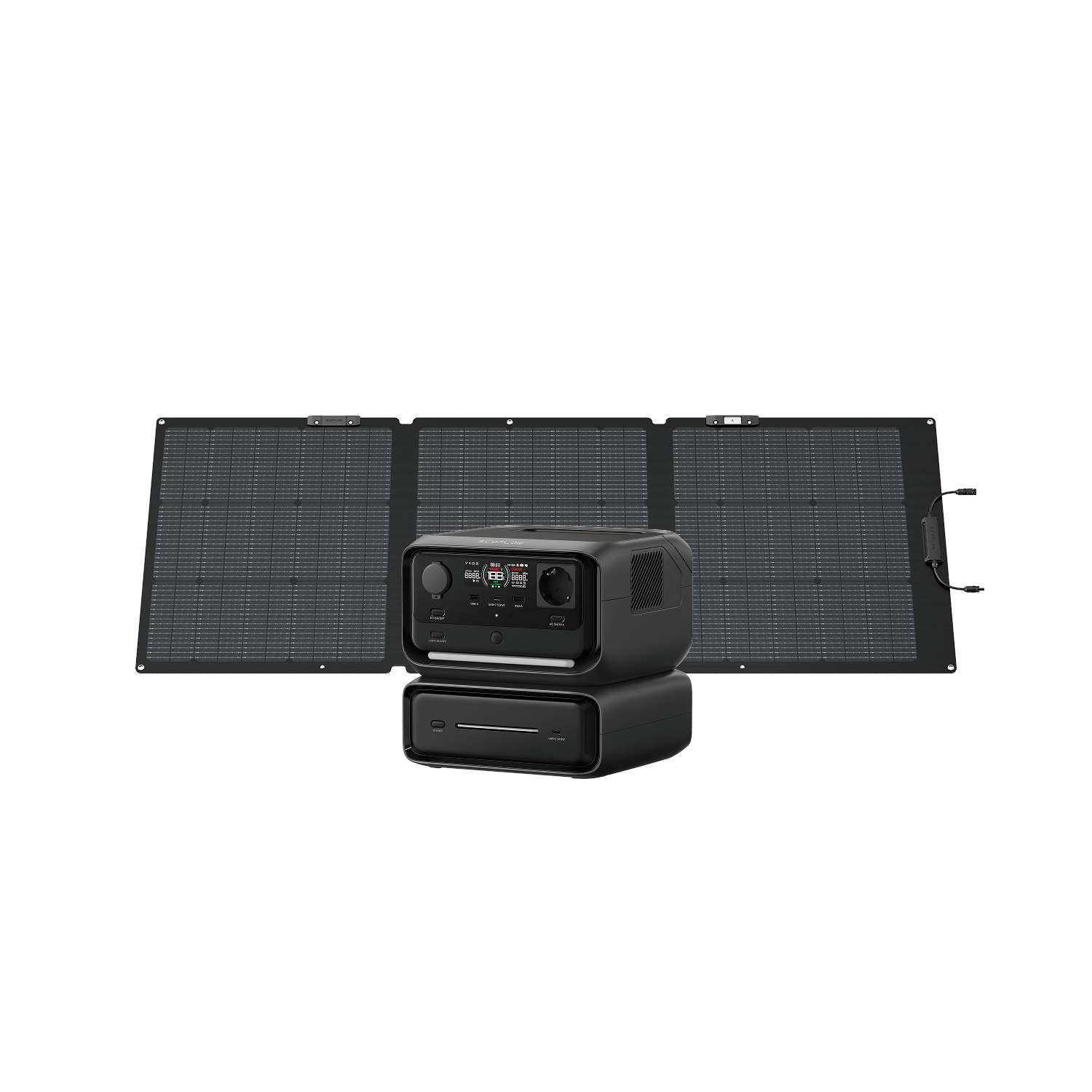 Generador solar EcoFlow RIVER 3 Plus Bundles EcoFlow Spain RIVER 3 Max Panel Solar Portátil de 160 W