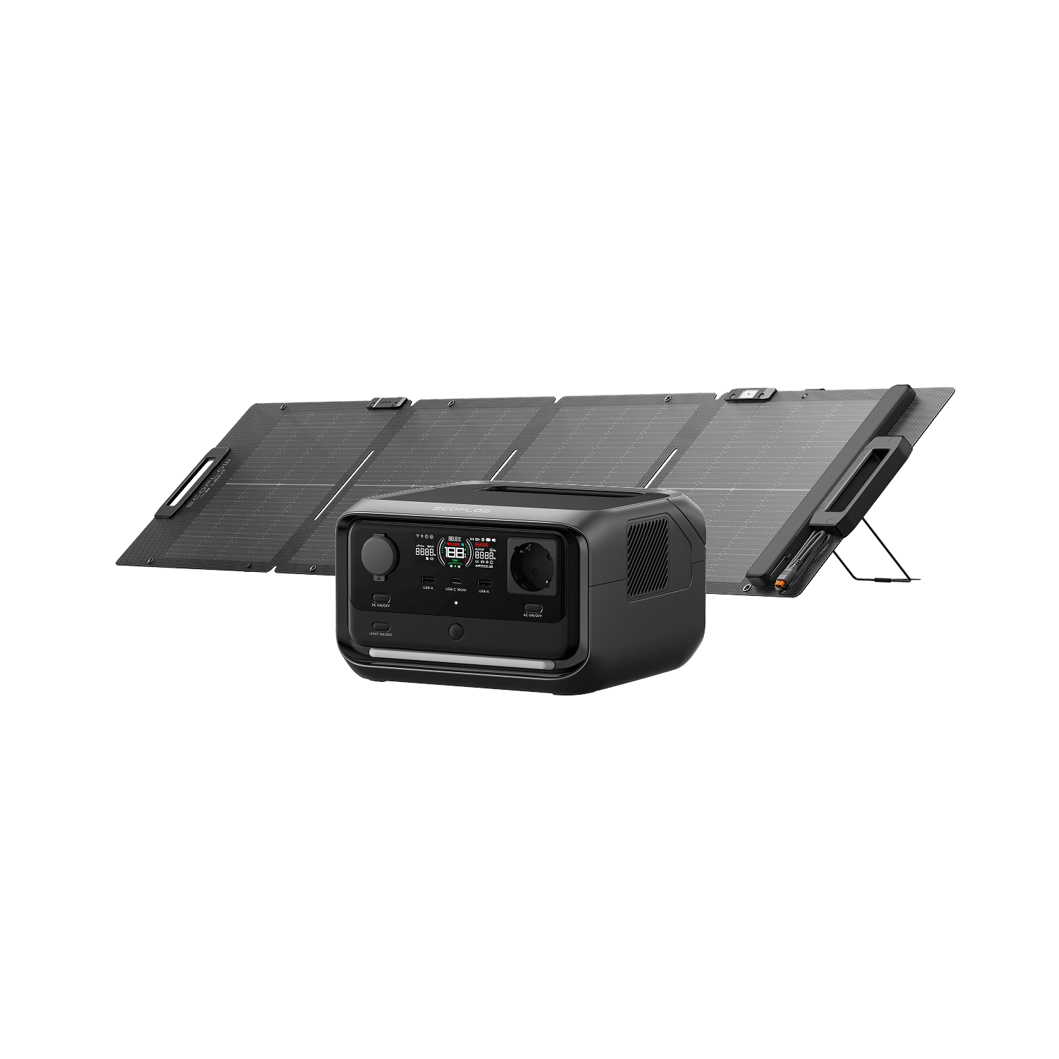 Generador solar EcoFlow RIVER 3 Plus Bundles EcoFlow Spain RIVER 3 Plus Panel Solar Portátil de 110 W