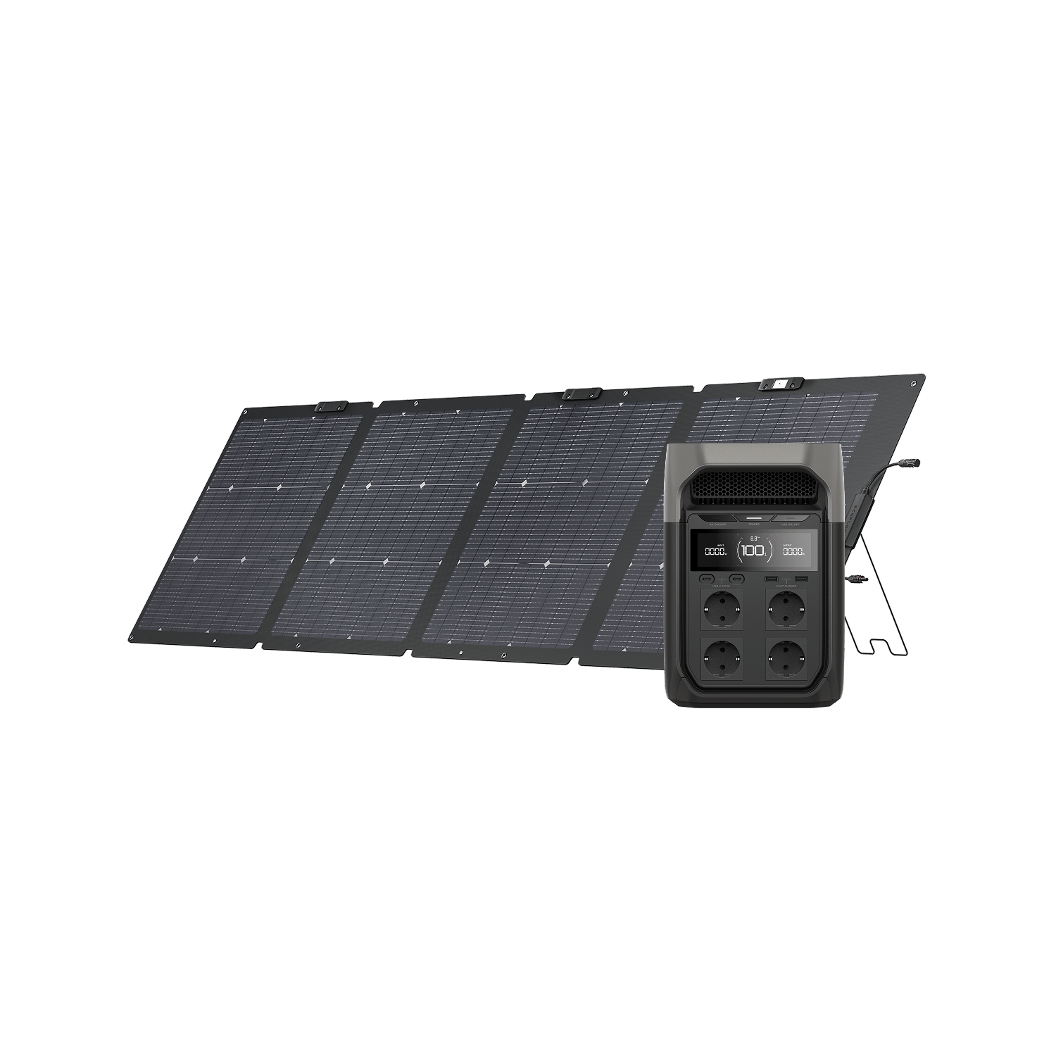 Generador solar Serie EcoFlow DELTA 3 (FV 220 W) Bundles EcoFlow ES DELTA 3 1 Panel solar portátil de 220 W