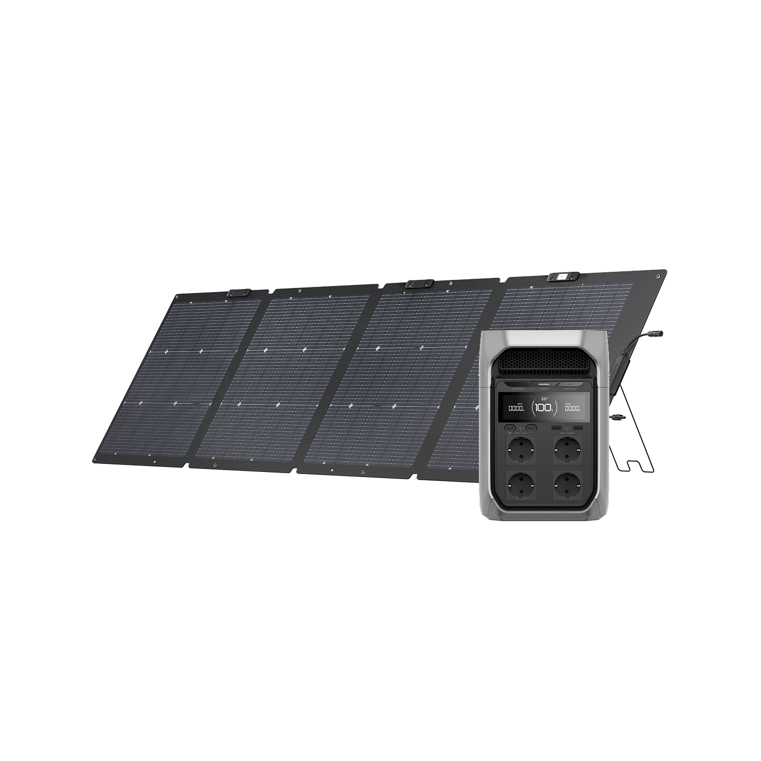 DELTA 3 Plus + Panel solar bifacial de 220 W
