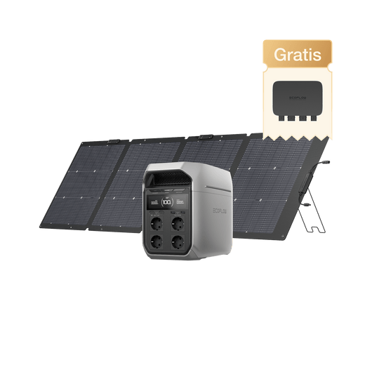 Generador solar Serie EcoFlow DELTA 3 (FV 220 W) Bundles EcoFlow ES DELTA 3 Plus 1 Panel solar portátil de 220 W