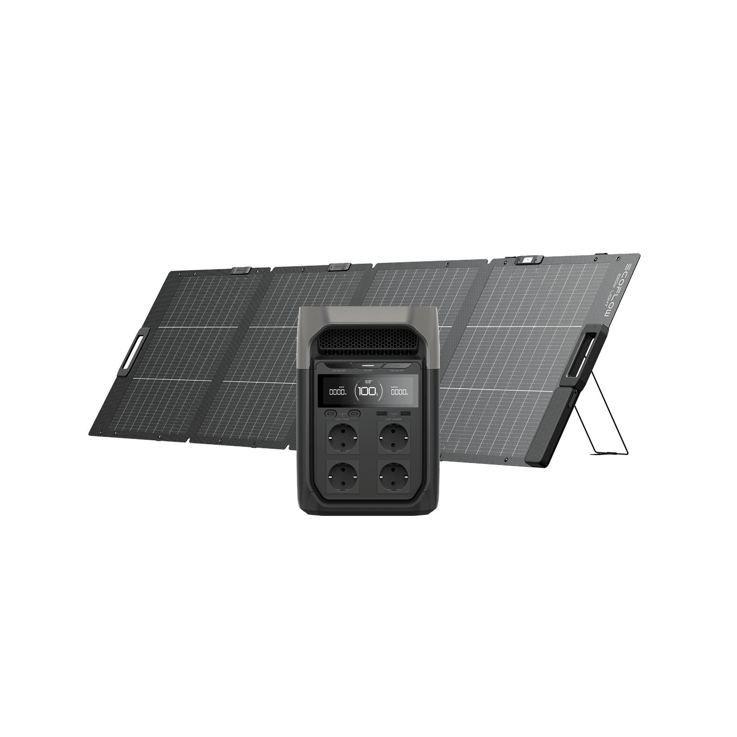Generador solar Serie EcoFlow DELTA 3 (FV 220 W) Bundles EcoFlow ES DELTA 3 1 Panel solar portátil de 220 W