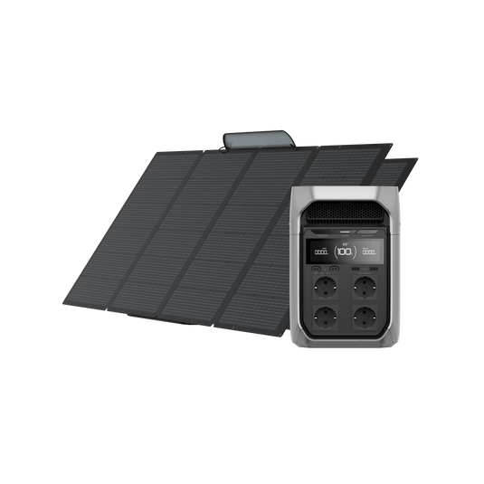 Generador solar Serie EcoFlow DELTA 3 (FV 400 W) EcoFlow Europe DELTA 3 Plus 2 Paneles solares portátiles de 400 W