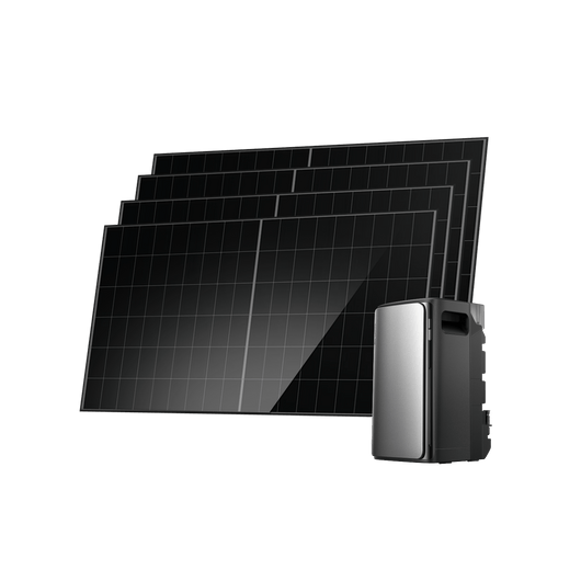 Kit solar autoconsumo 800W con batería LFP EcoFlow STREAM Ultra/Pro/Max STREAM Ultra / 4 paneles solares rígidos de 500W