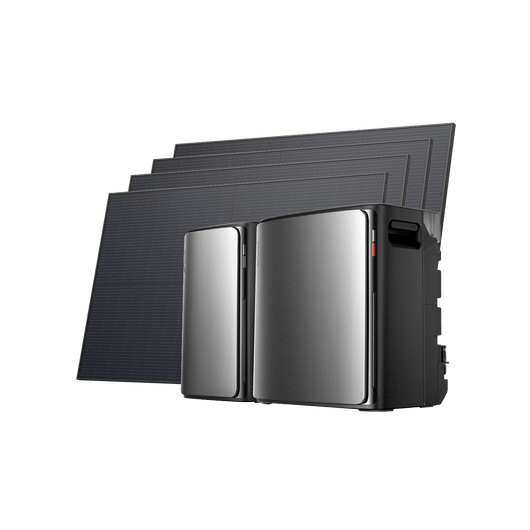 kit solar autoconsumo 800W con batería LFP EcoFlow STREAM Ultra X BKW II EcoFlow ES STREAM Ultra X STREAM Max + 4 panel solar de 450 W