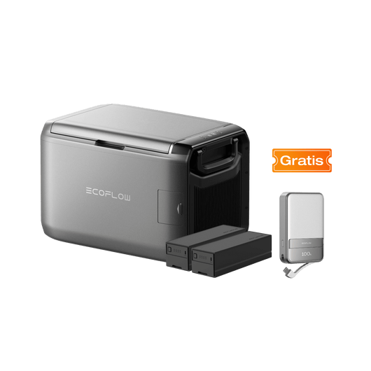 Nevera congelador portátil EcoFlow GLACIER Classic EcoFlow Europe 55L 2 x Batería enchufable