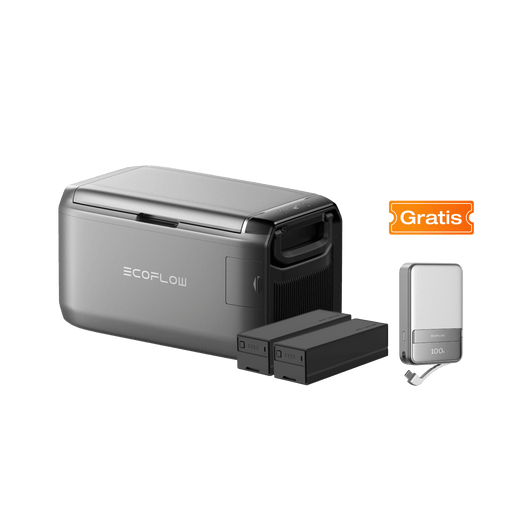 Nevera congelador portátil EcoFlow GLACIER Classic EcoFlow Europe 35L 2 x Batería enchufable
