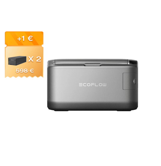 Nevera congelador portátil EcoFlow GLACIER Classic 35L / 2 x Batería enchufable
