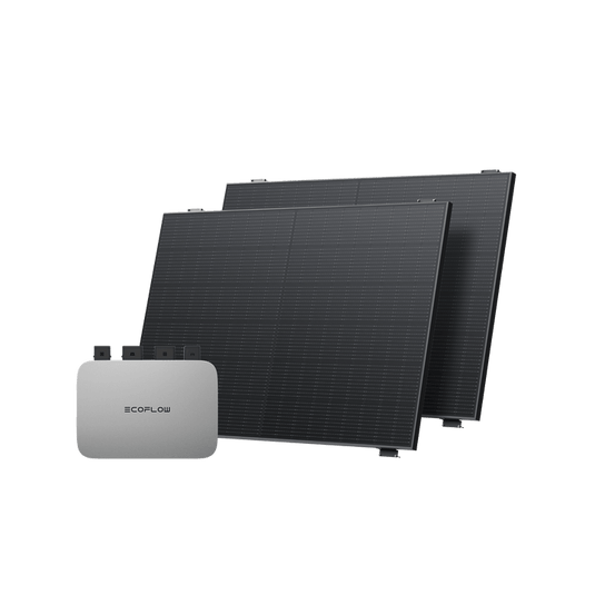 Panel Solar Rígido EcoFlow de 400W (2 unidades) (accesorio recomendado)  EcoFlow Spain 2x Paneles Solares Rígidos 400W + PowerStream 800W  