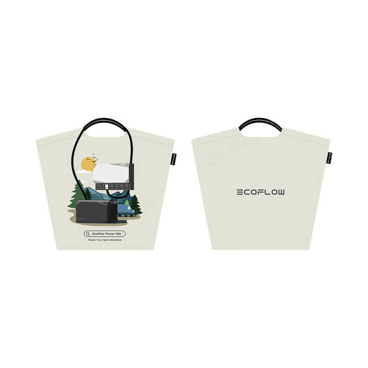 Regalos para campaña de referencias EcoFlow Europe Bolsa ecológica bordada