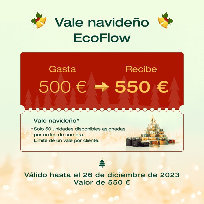 Vale navideño digital de EcoFlow Gift Card EcoFlow Spain   